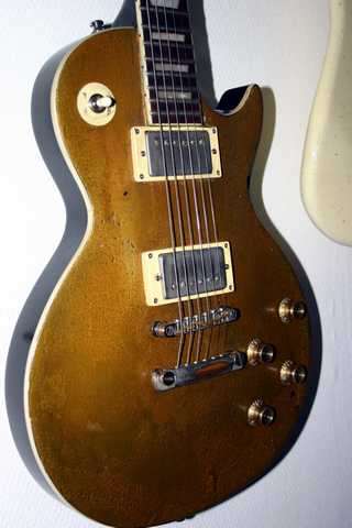 Les Paul Goldtop Relic / Aged Mahagonie Häussel Pickups